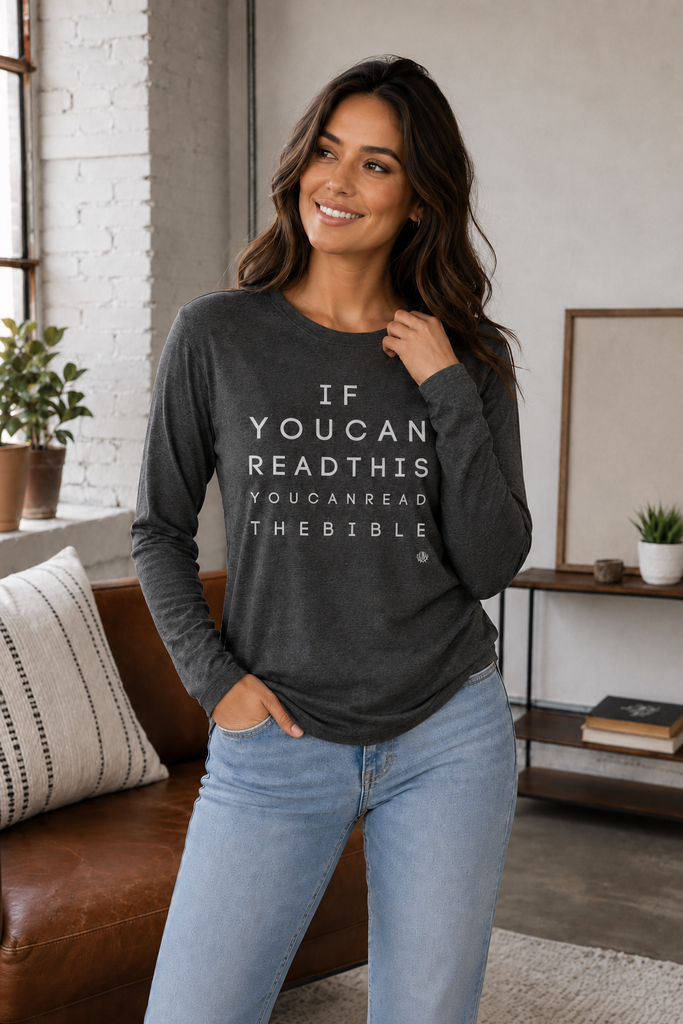 If You Can Read This- Ladies' Long Sleeve
