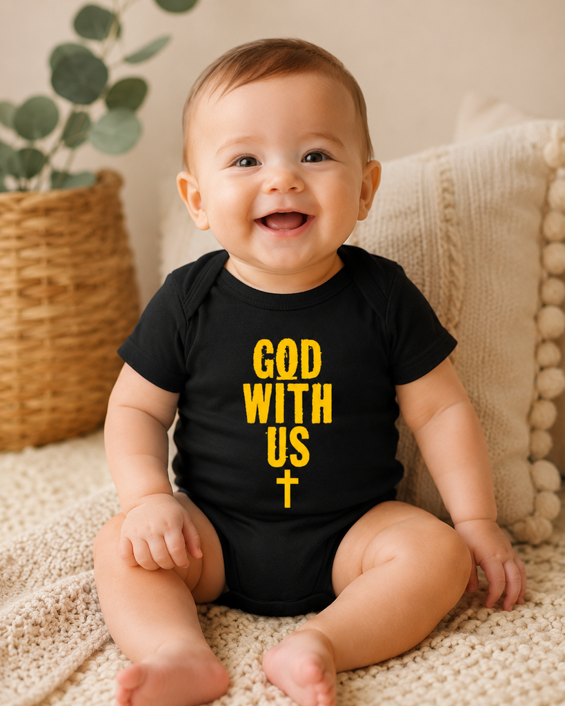 God With Us - Rabbit Skins Infant Fine Jersey Onesies