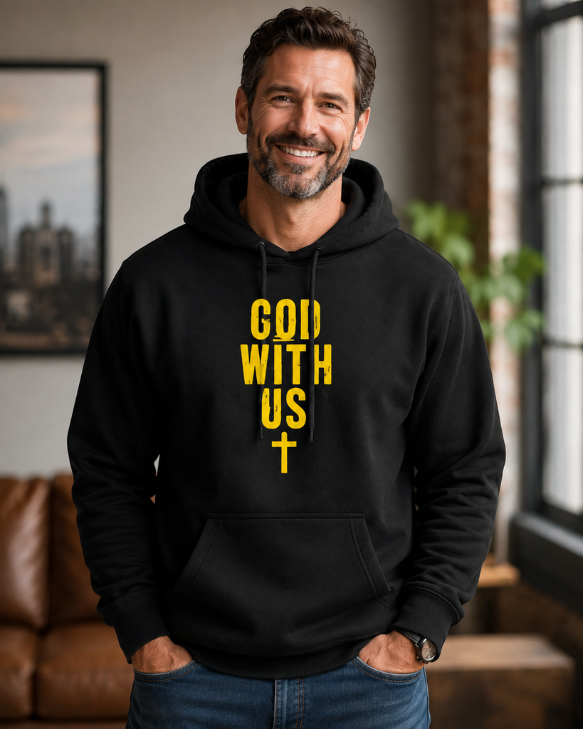 God With Us - Men's Pullover Hoodie