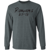 Romans 8:1-18 - Men's Long Sleeve Shirt
