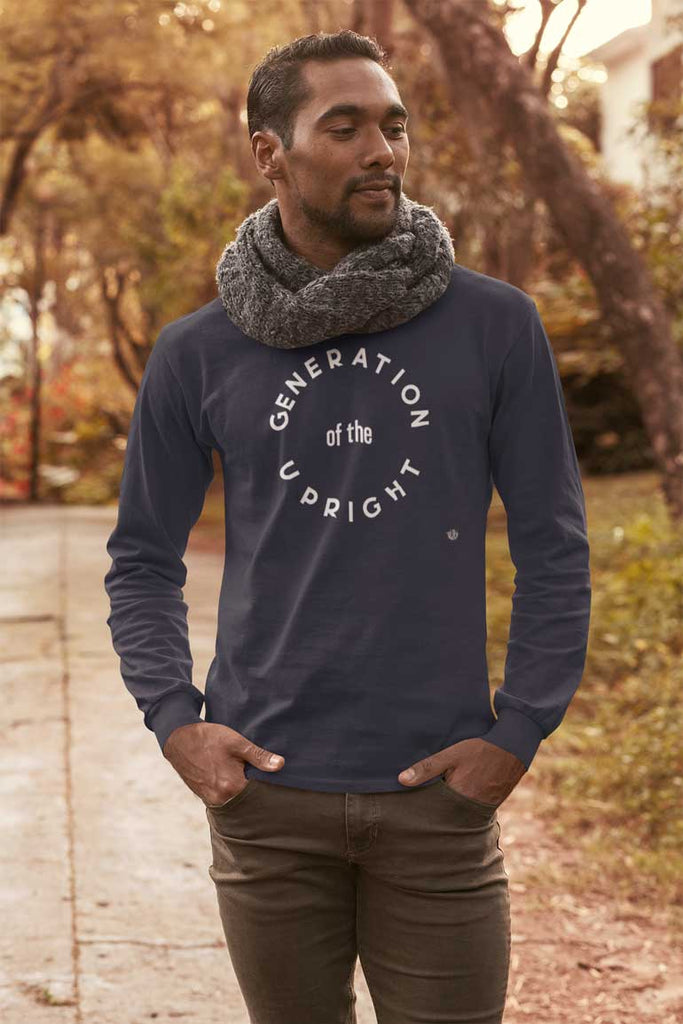 Generation of the Upright - Men's Long Sleeve Shirt