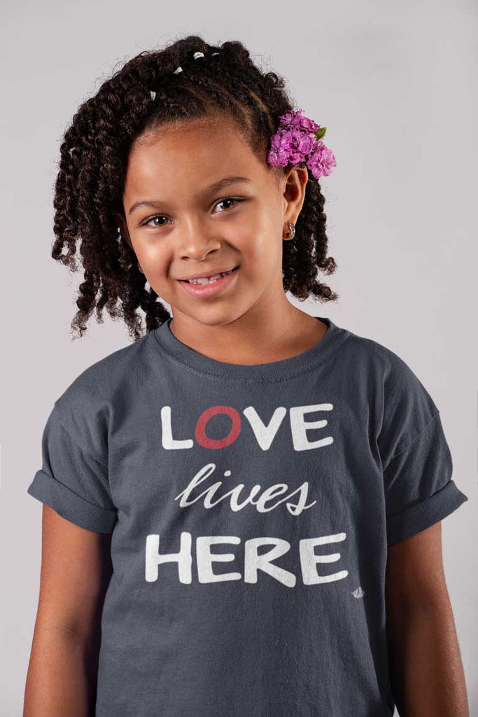 Love Lives Here - Youth Cotton T-Shirt