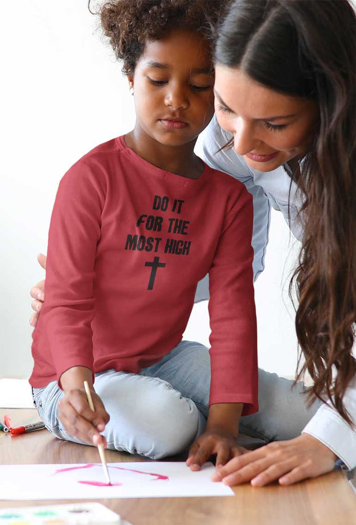 Do It For The Most High - Youth Long Sleeve Shirt