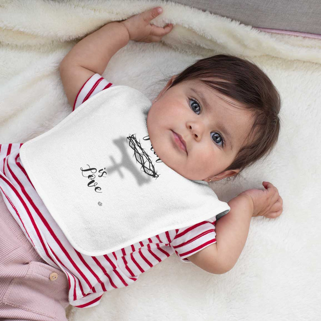 Pain Is Love - Baby Bib
