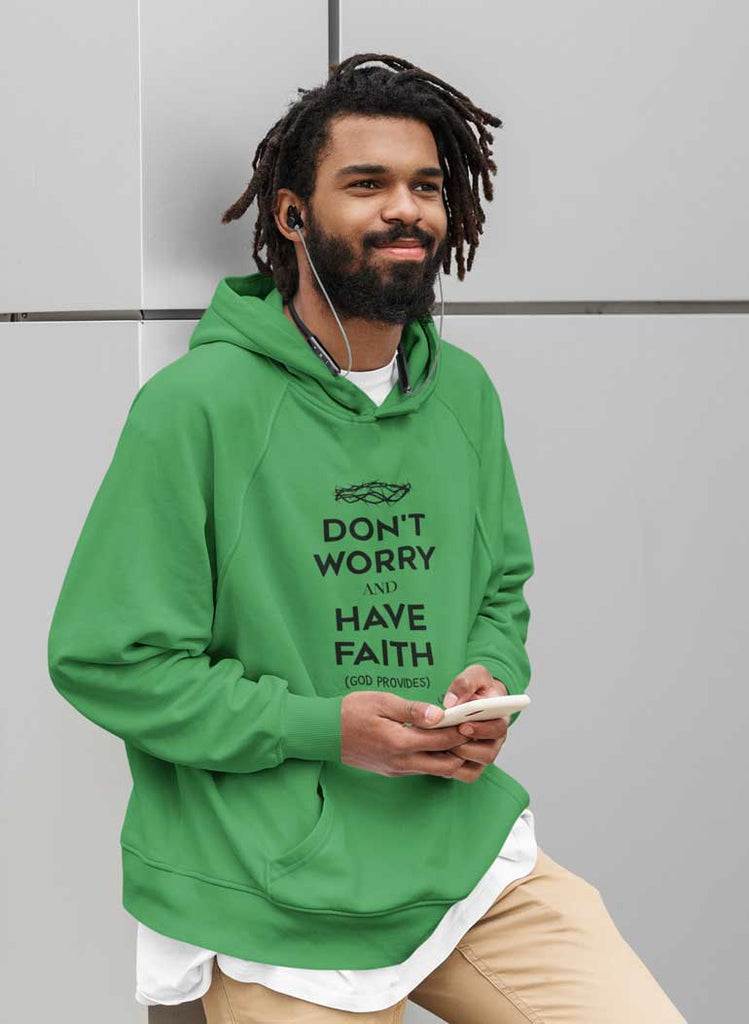 Don't Worry, Have Faith - Men's Pullover Hoodie