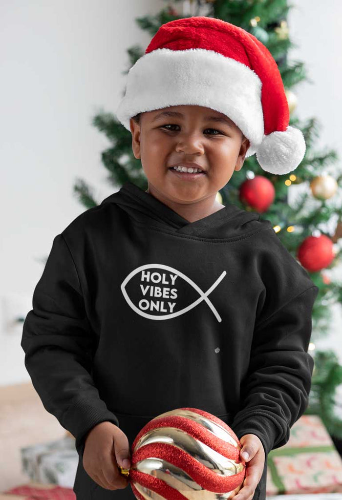 Holy Vibes Only - Toddler Fleece Hoodie