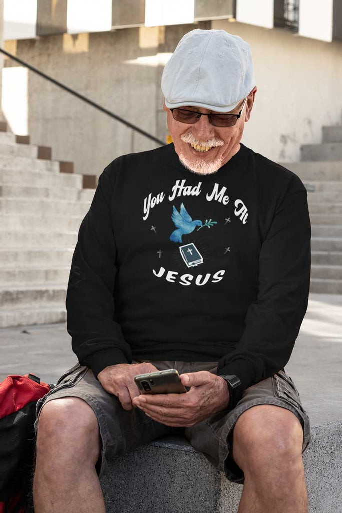 You Had Me At Jesus - Men's Long Sleeve Shirt