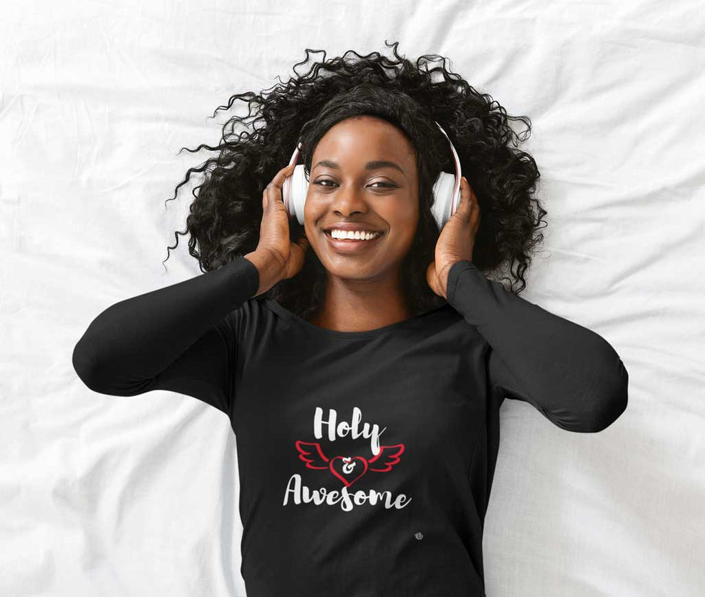 Holy & Awesome - Ladies' Long Sleeve Shirt