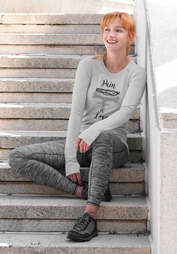 Pain Is Love - Ladies' Long Sleeve Shirt