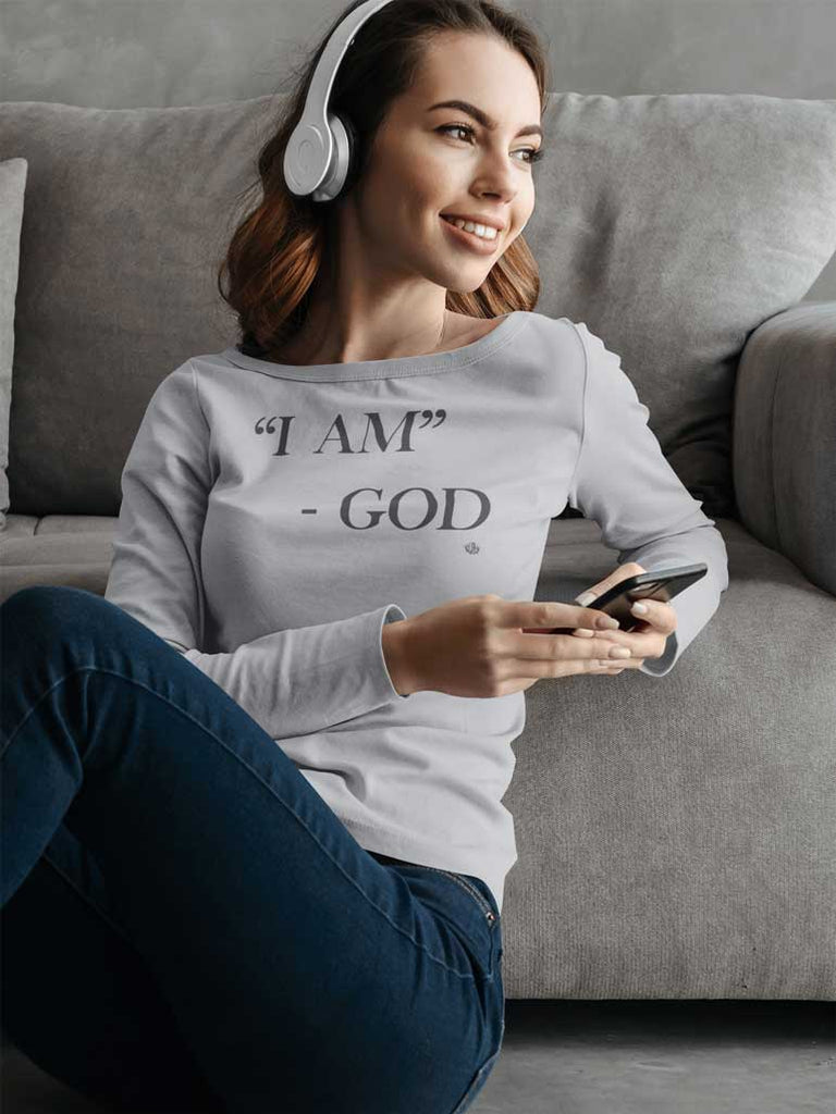 I AM - Ladies' Long Sleeve Shirt