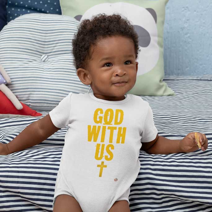 God With Us - Baby Onesie