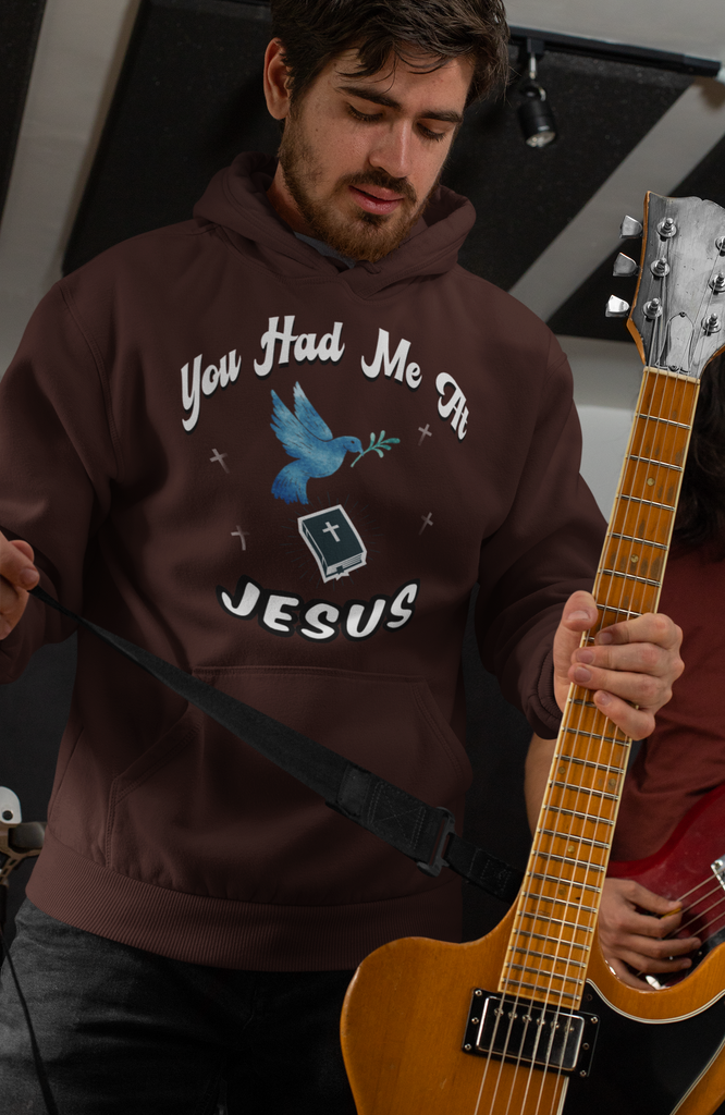 You Had Me At Jesus - Men's Pullover Hoodie