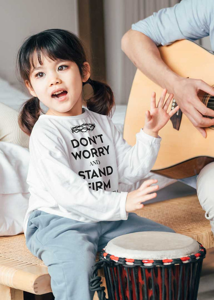 Don't Worry, Stand Firm - Youth Long Sleeve Shirt