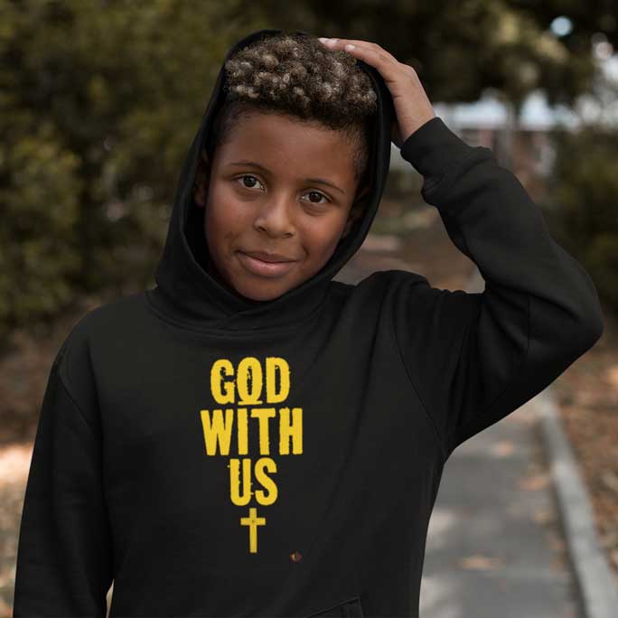 God With Us - Youth Pullover Hoodie