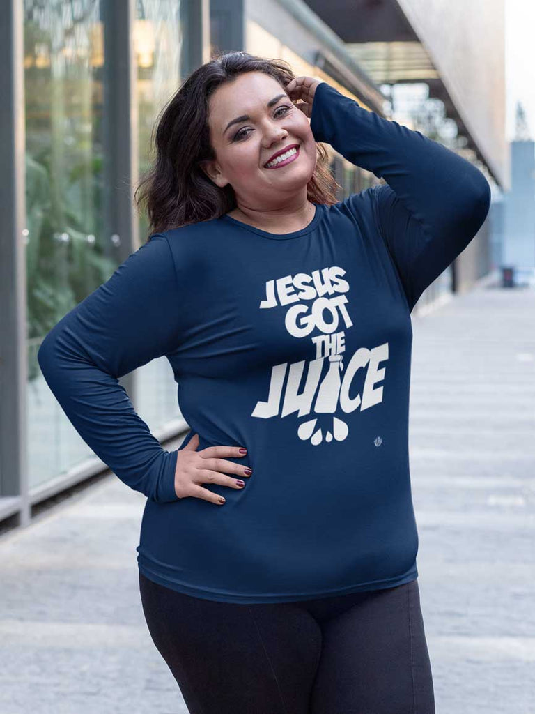 Jesus Got The Juice - Ladies' Long Sleeve Shirt