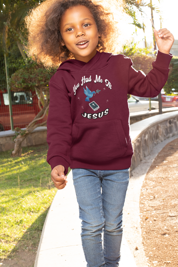 You Had Me At Jesus - Youth Pullover Hoodie