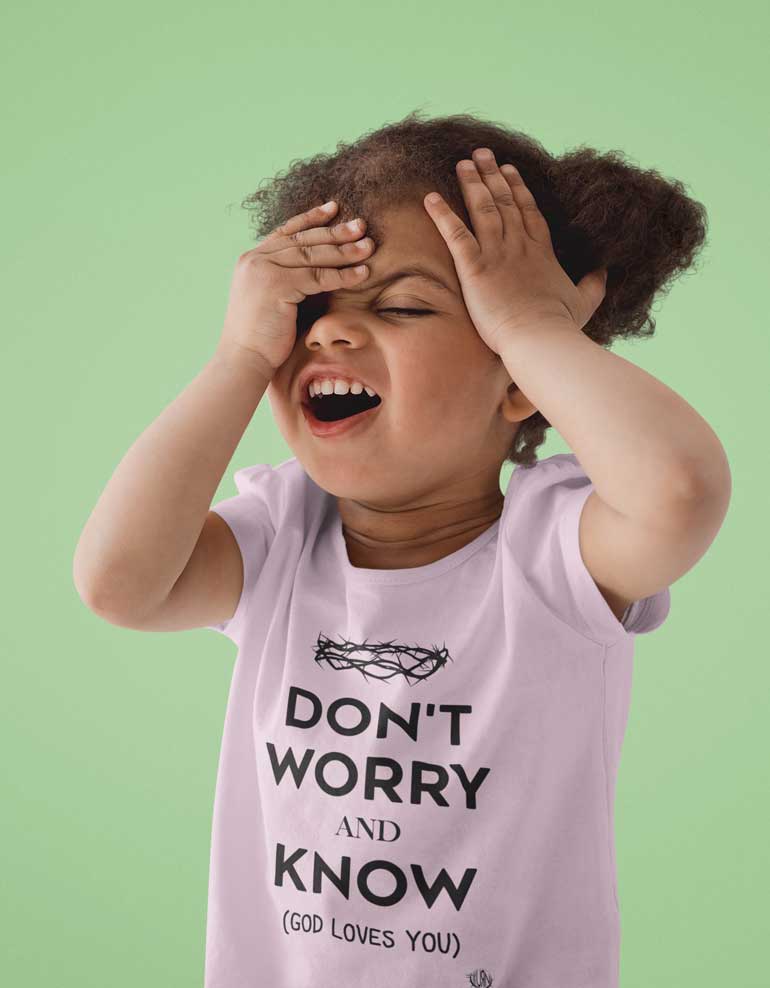 Don't Worry, Know - Toddler Jersey T-Shirt