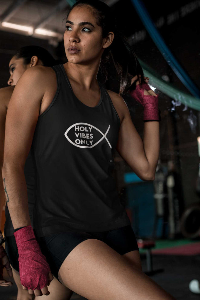 Holy Vibes Only - Ladies' Racerback Tank