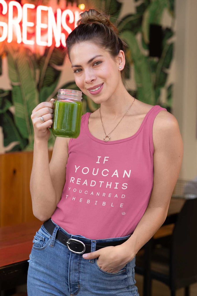 If You Can Read This - Ladies Ideal Tank Top